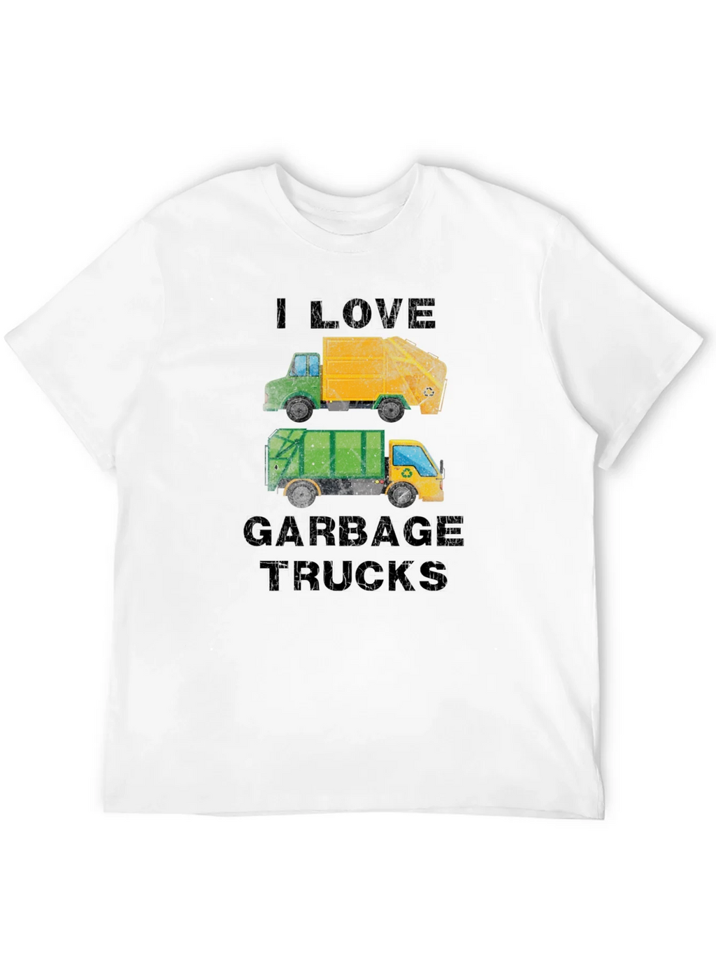 I Love Garbage Trucks Graphic T-Shirt product image 6