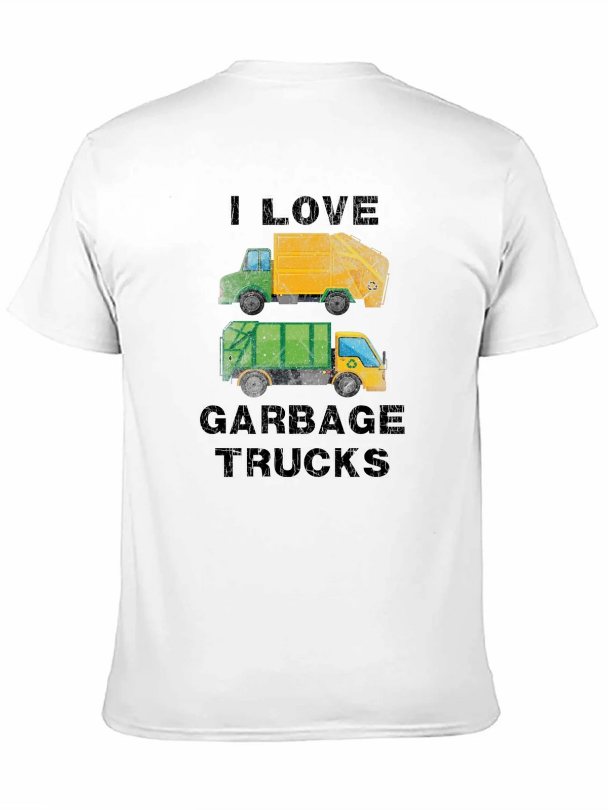 I Love Garbage Trucks Graphic T-Shirt product image 5
