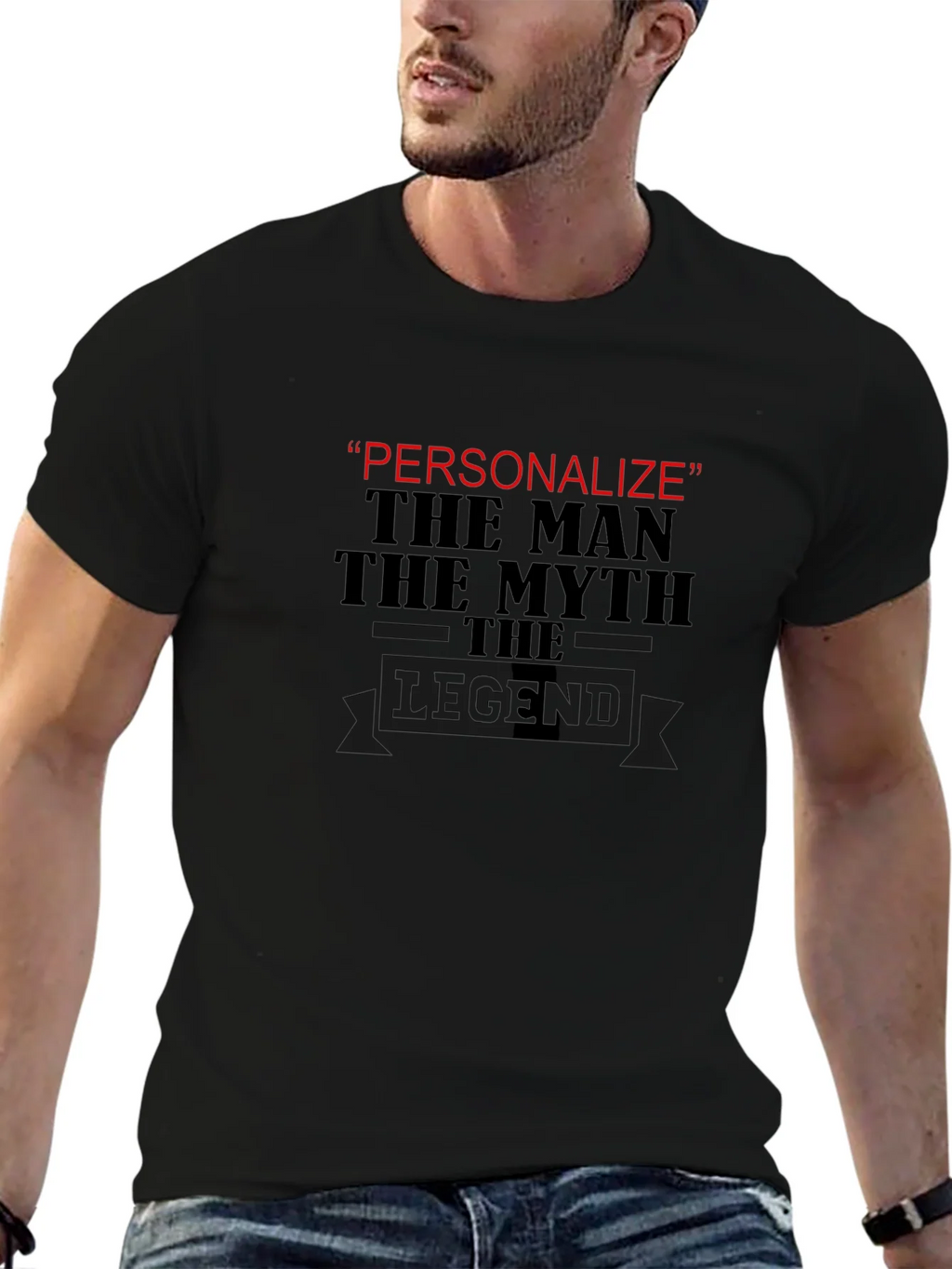 Personalized Legend T-Shirt - The Man Myth product image 6