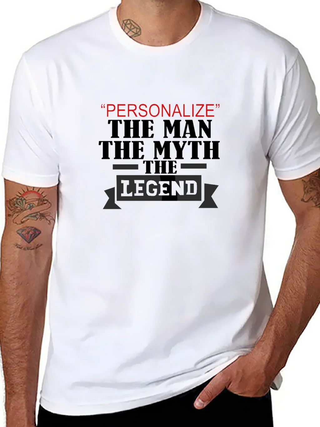 Personalized Legend T-Shirt - The Man Myth product image 7