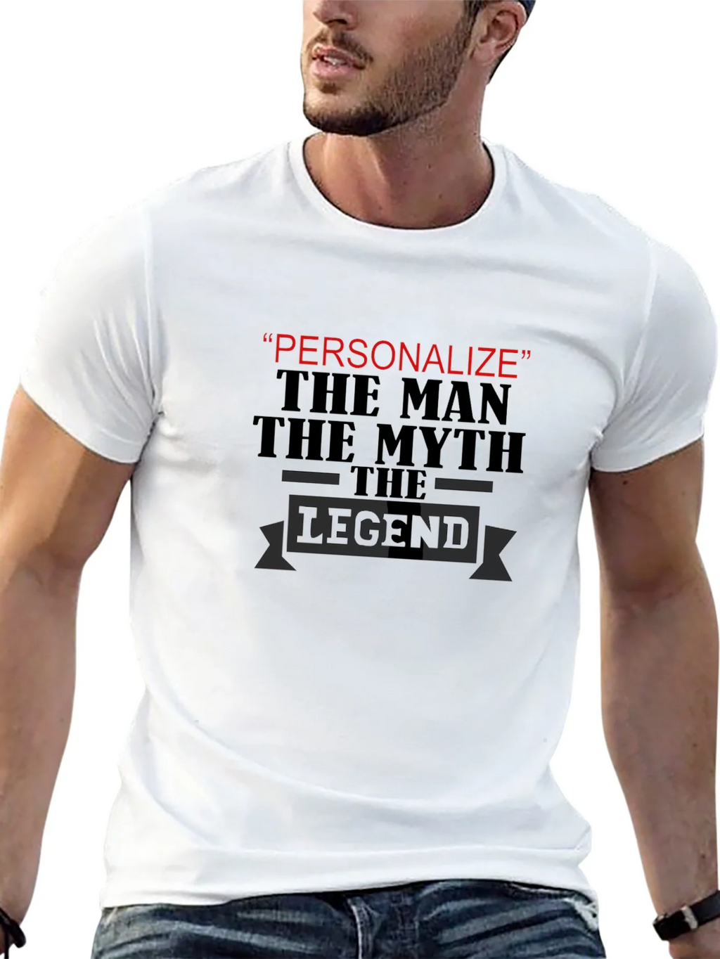 Personalized Legend T-Shirt - The Man Myth product image 12