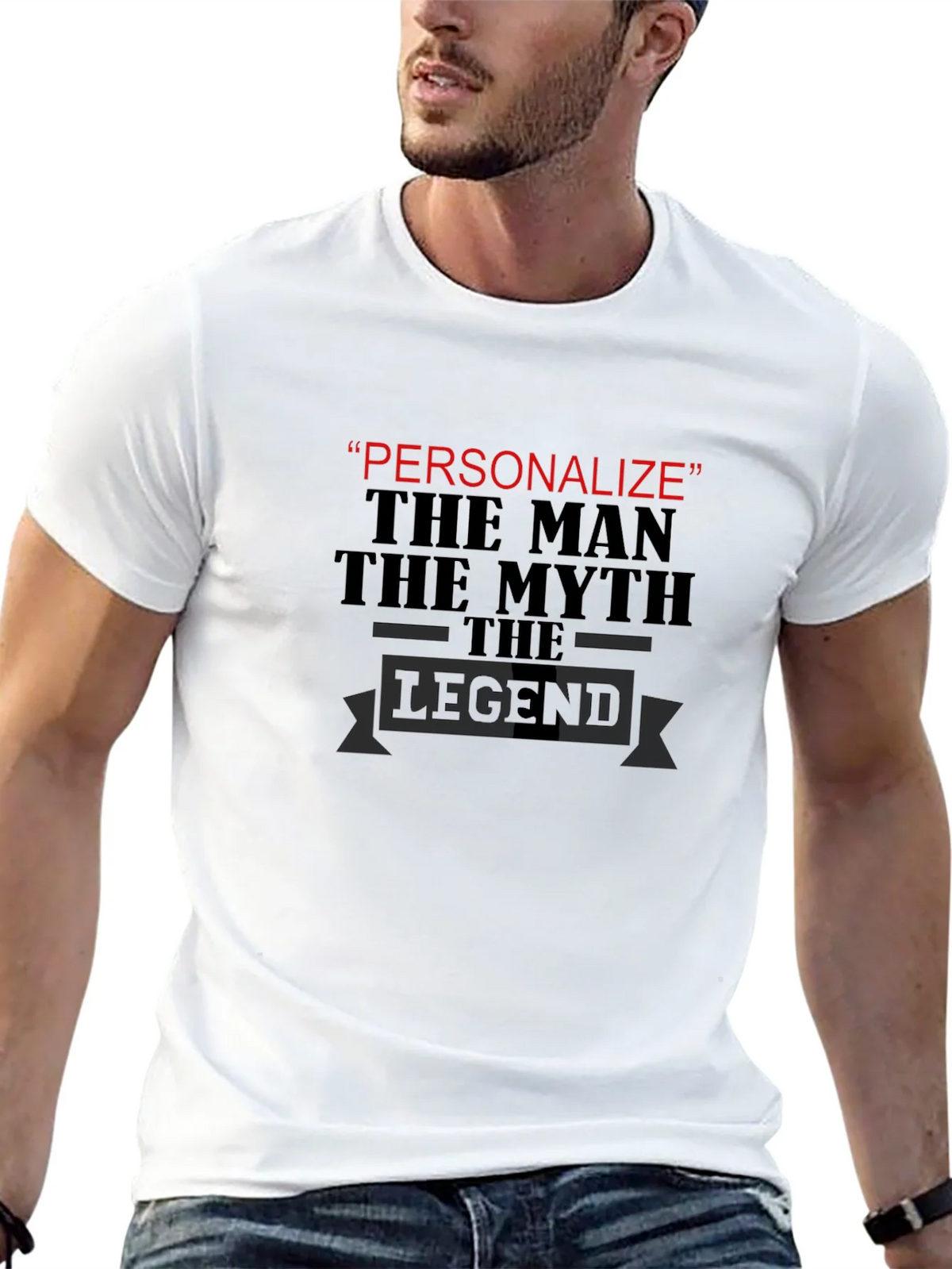 Personalized Legend T-Shirt - The Man Myth product image 12