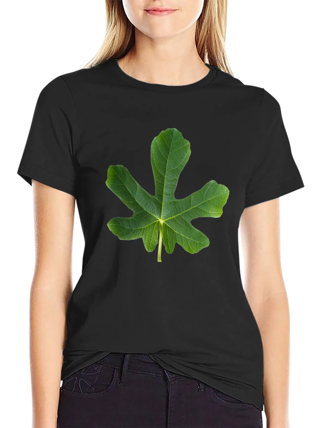 Fig Leaf Graphic Tee - Nature Inspired Design product image 2
