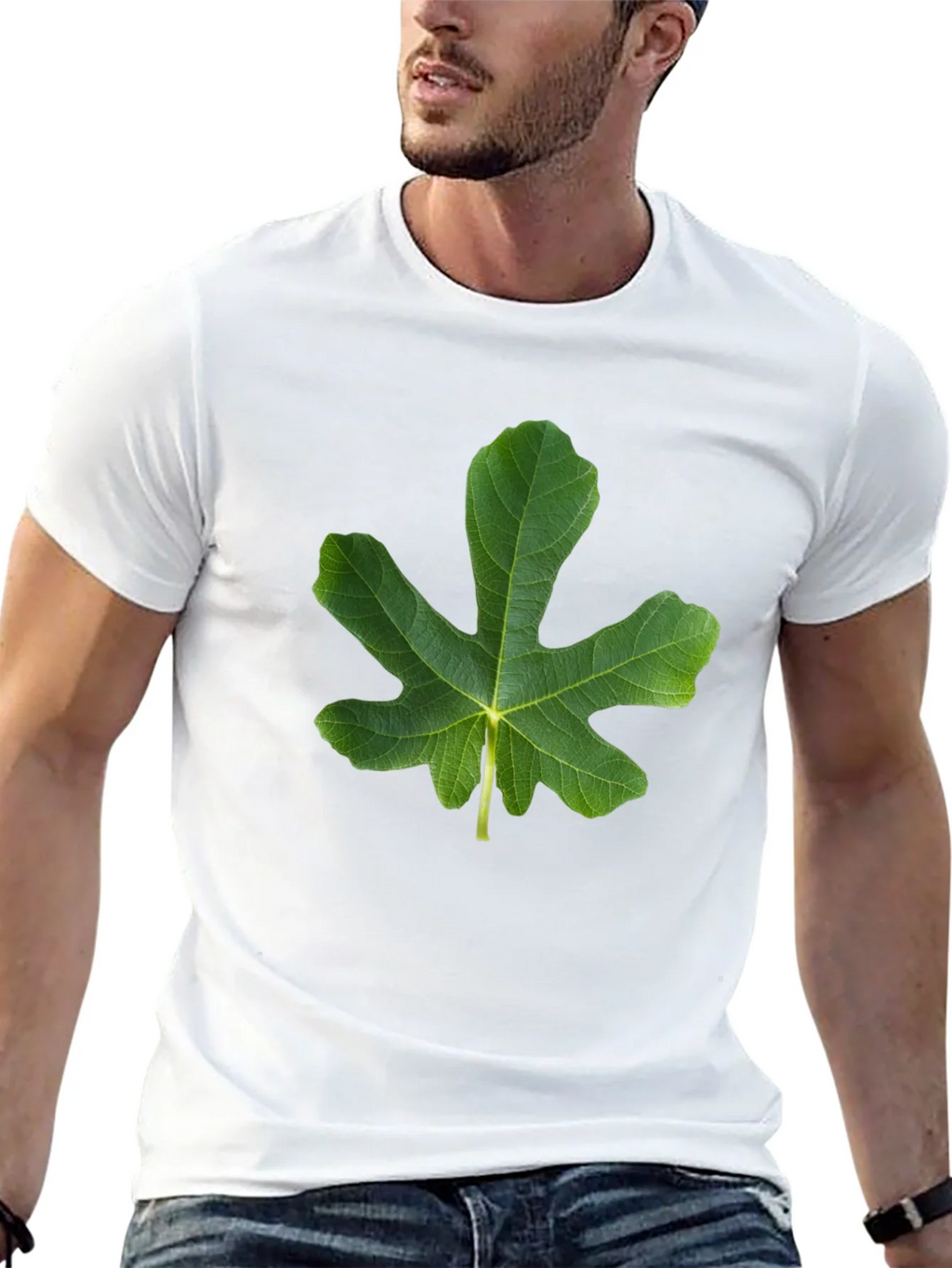 Fig Leaf Graphic Tee - Nature Inspired Design product image 12