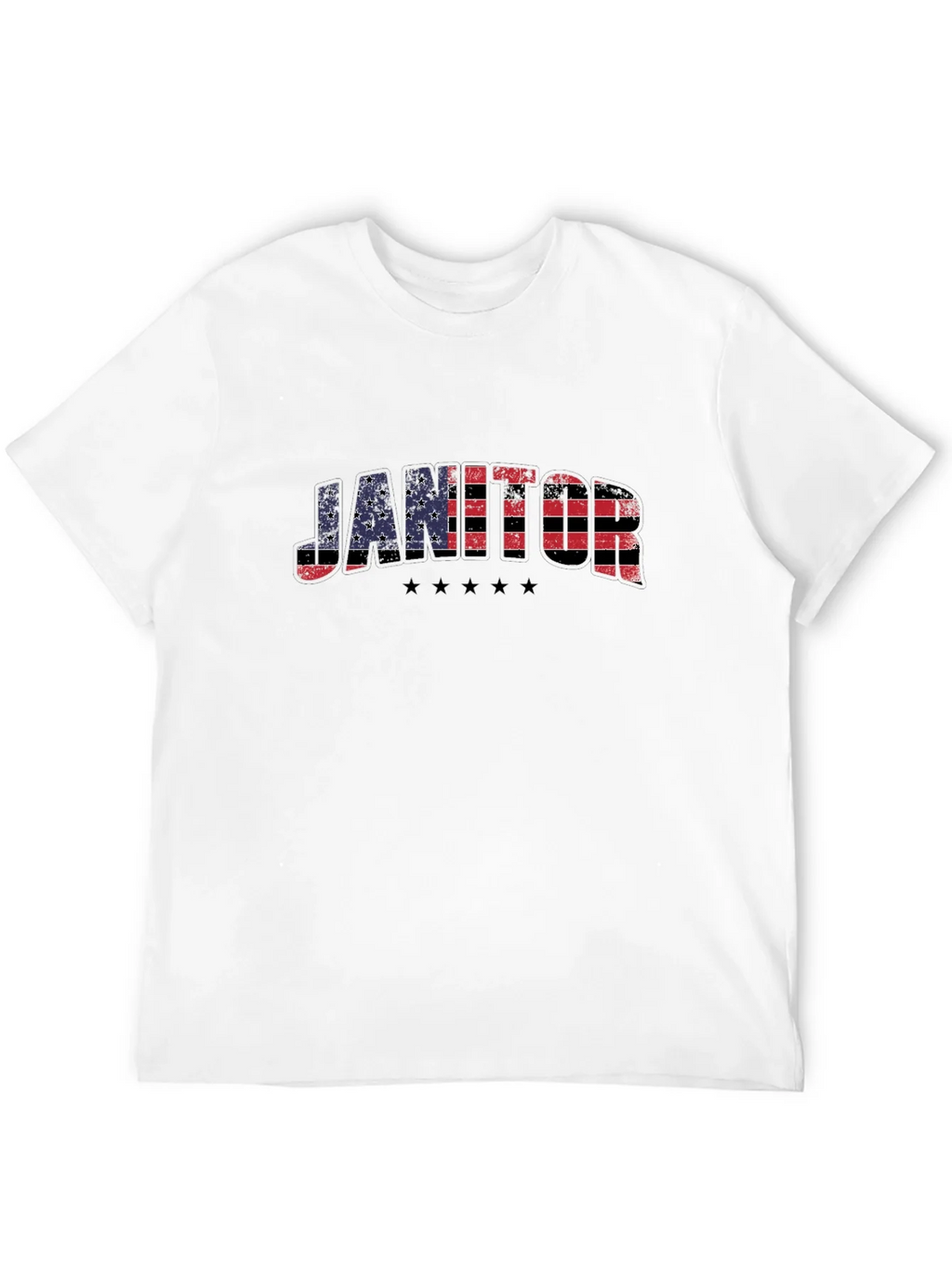 Janitor American Flag Patriotic T-Shirt product image 11