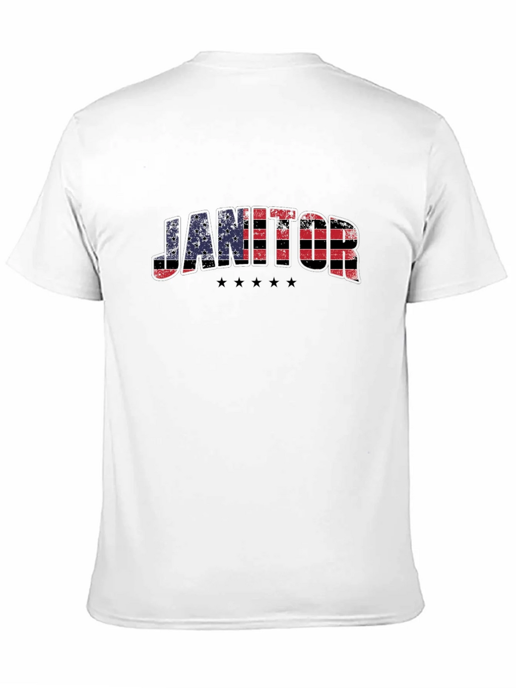 Janitor American Flag Patriotic T-Shirt product image 10