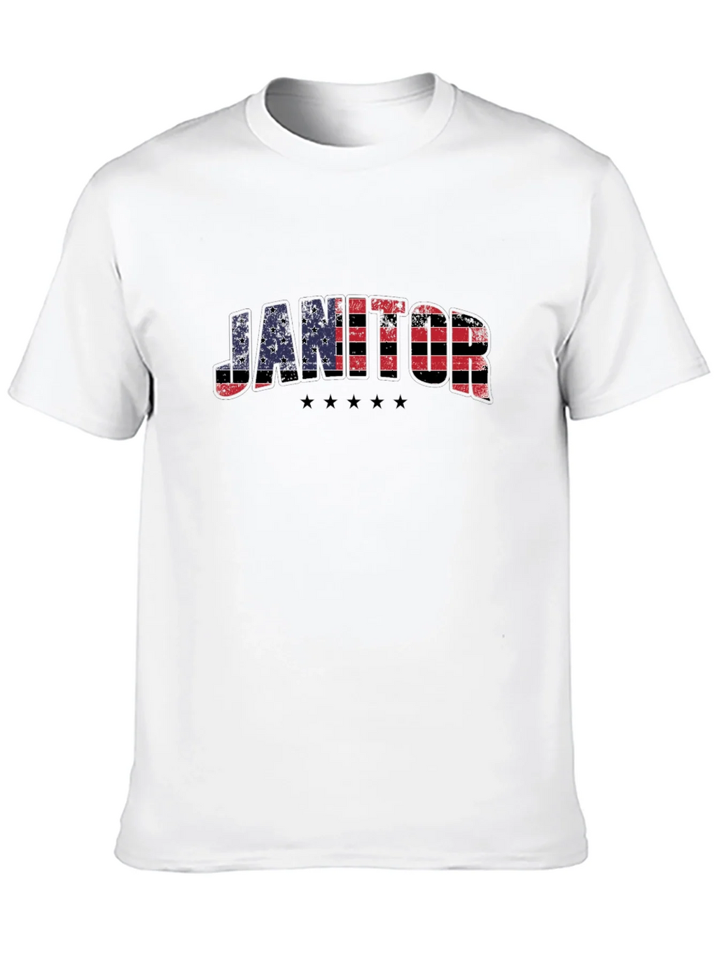 Janitor American Flag Patriotic T-Shirt product image 9