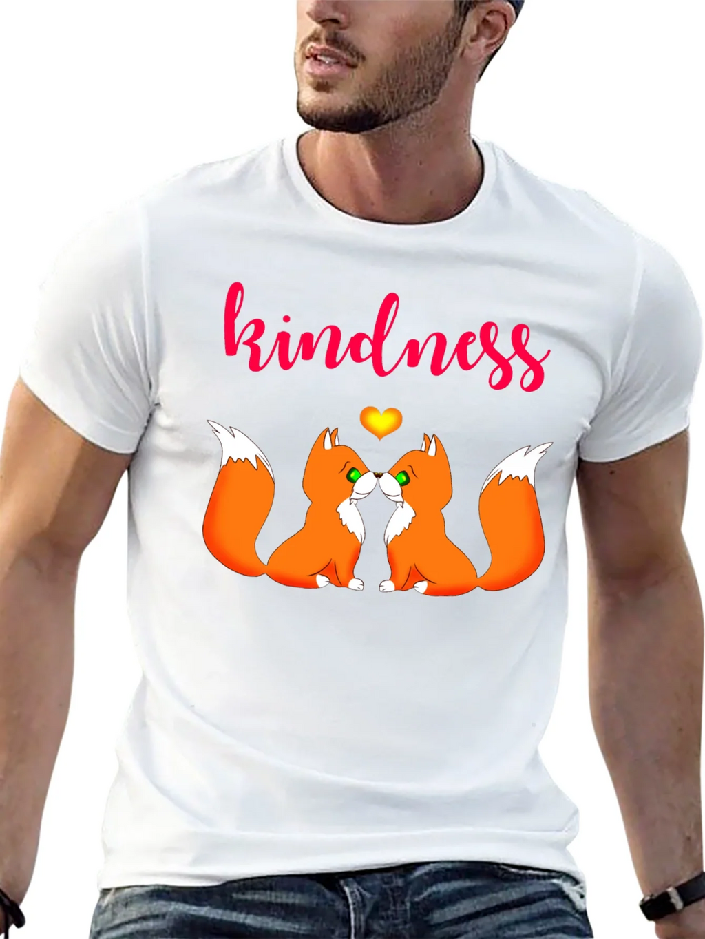 Kindness Foxes Graphic Tee product image 12