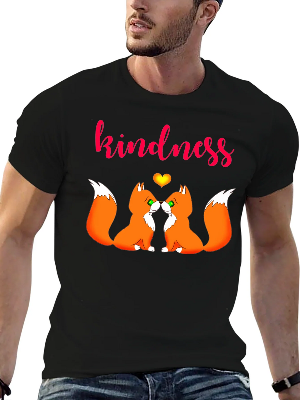 Kindness Foxes Graphic Tee product image 6