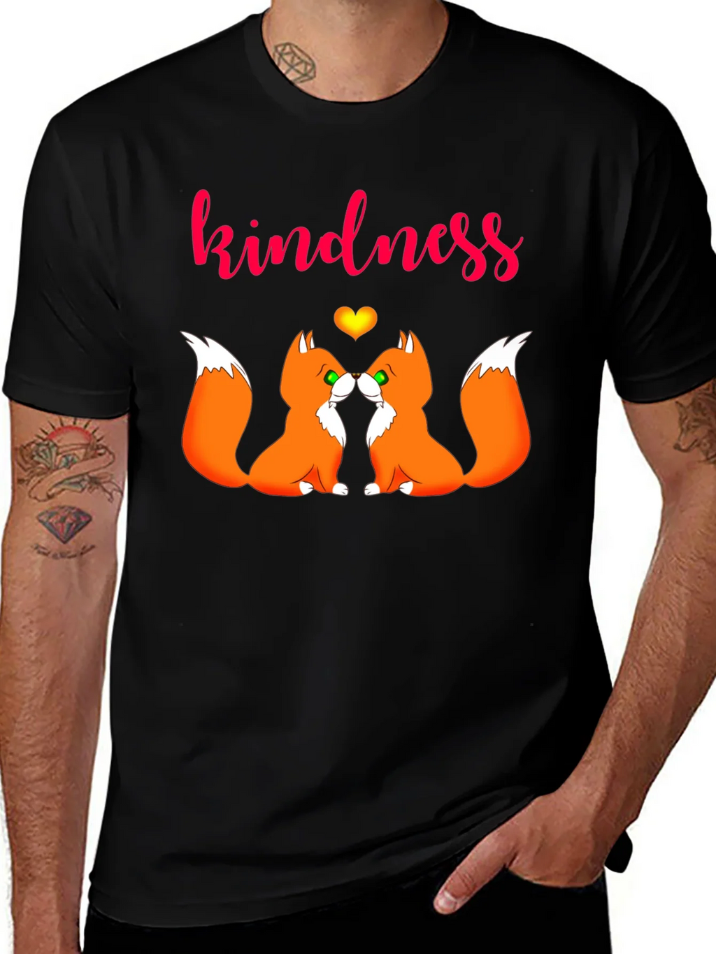 Kindness Foxes Graphic Tee product image 1