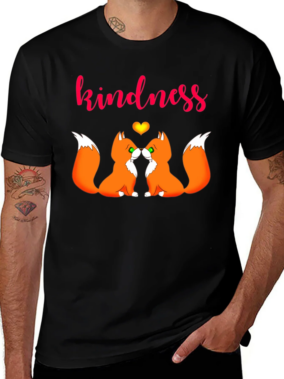 Kindness Foxes Graphic Tee product image 1