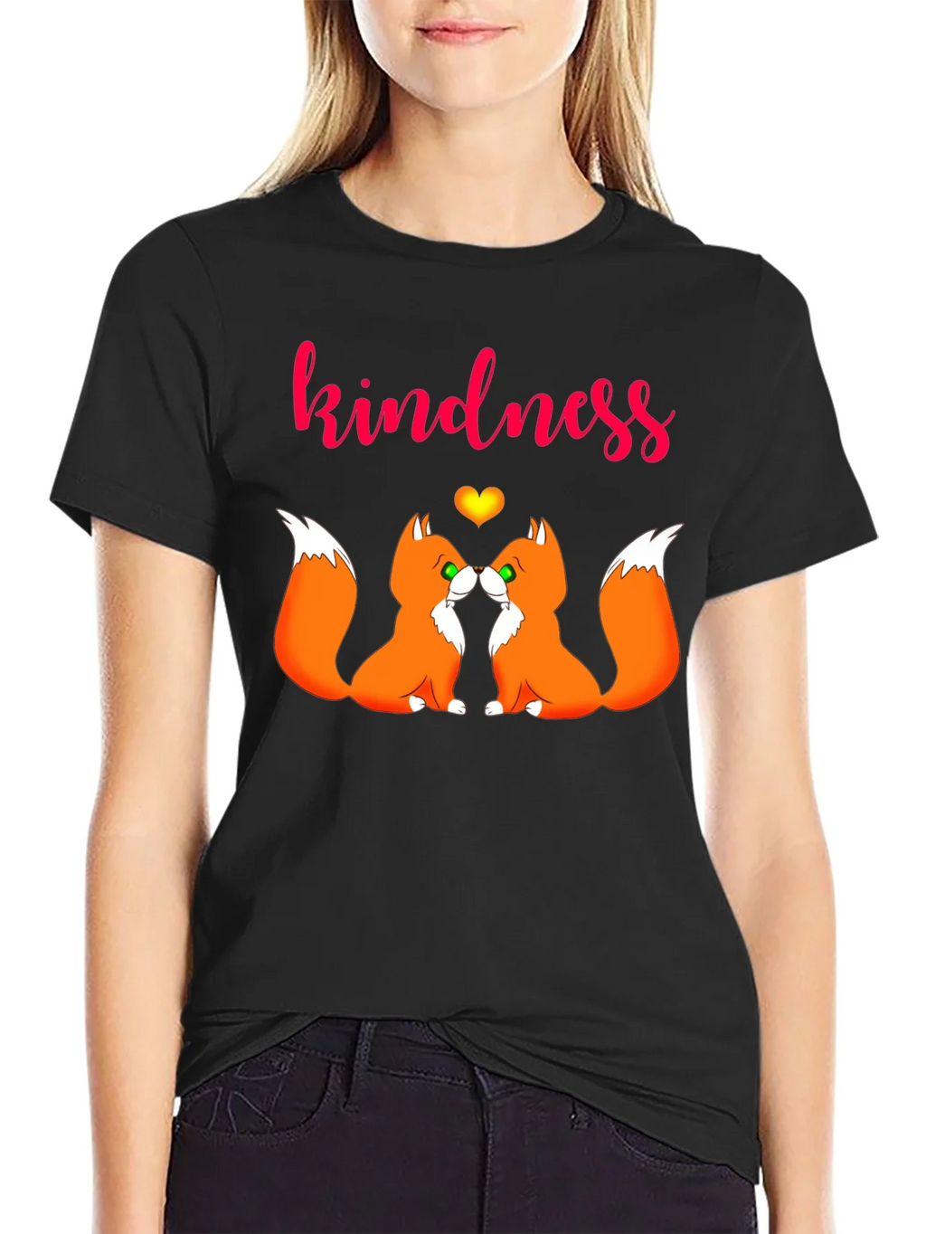 Kindness Foxes Graphic Tee product image 2