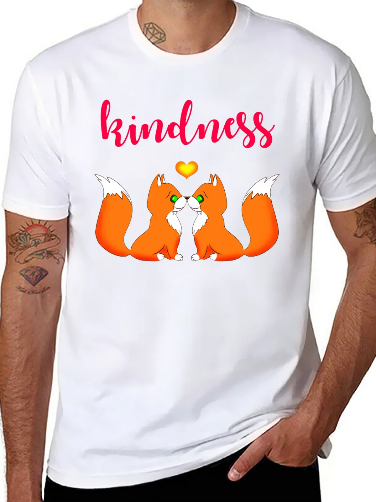 Kindness Foxes Graphic Tee product image 7