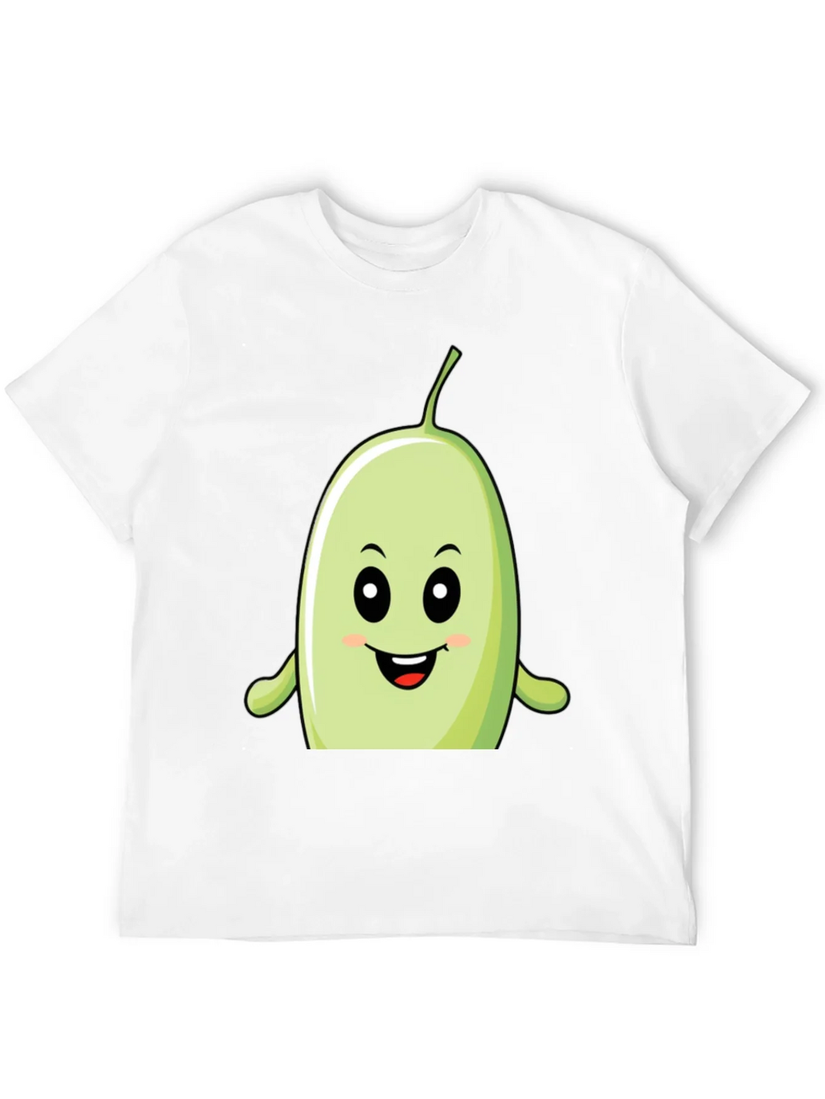 Funny Bean Cartoon Graphic Black T-Shirt product image 11