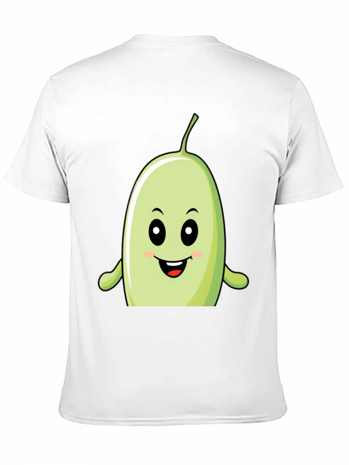 Funny Bean Cartoon Graphic Black T-Shirt product image 10