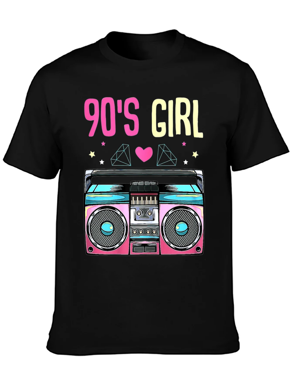 90s Girl Boombox T-Shirt - Retro Style product image 3