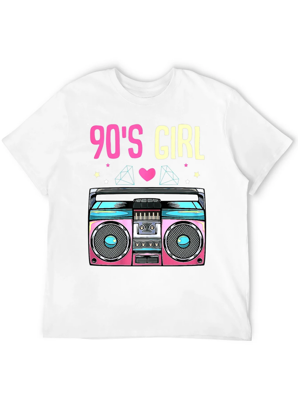 90s Girl Boombox T-Shirt - Retro Style product image 10