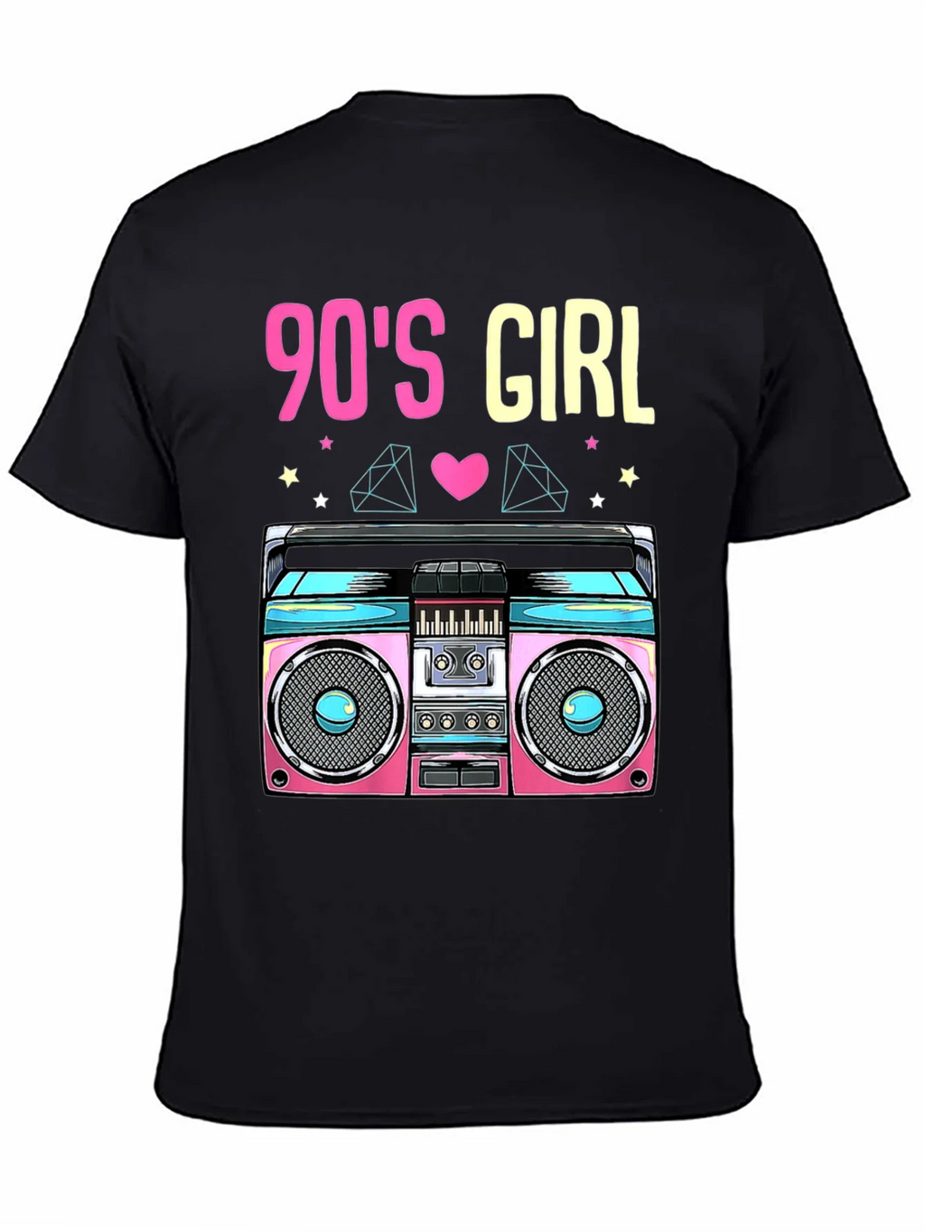 90s Girl Boombox T-Shirt - Retro Style product image 4