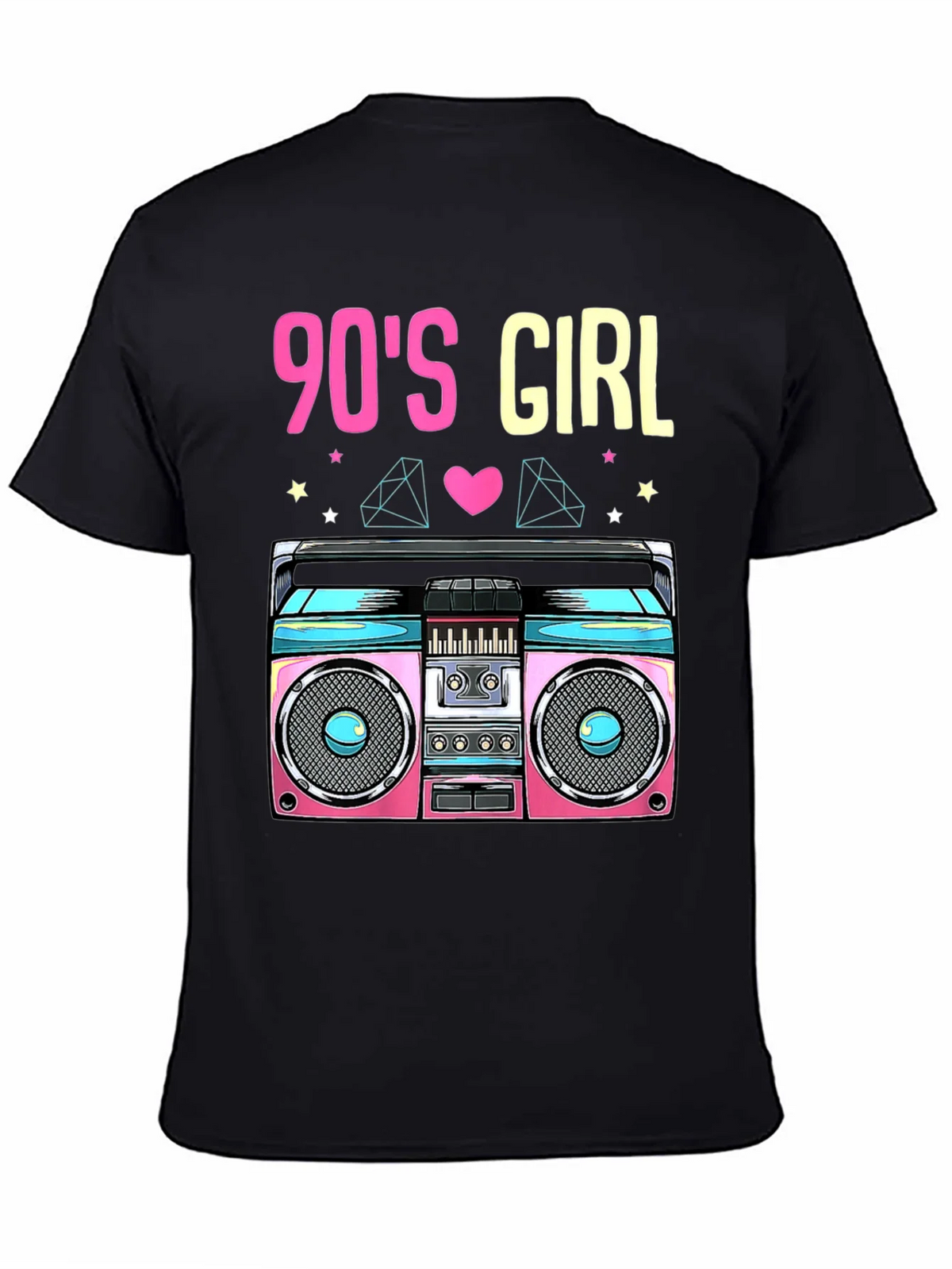 90s Girl Boombox T-Shirt - Retro Style product image 4