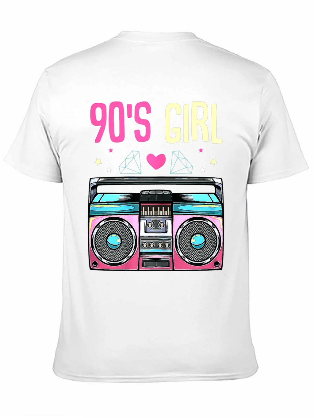 90s Girl Boombox T-Shirt - Retro Style product image 9