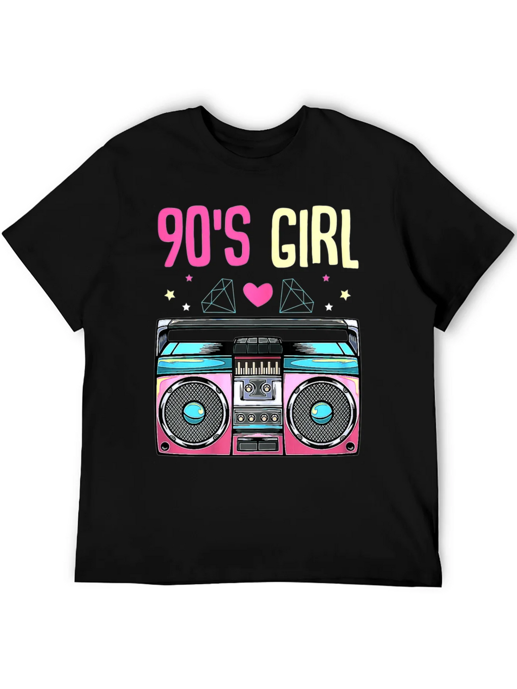 90s Girl Boombox T-Shirt - Retro Style product image 5