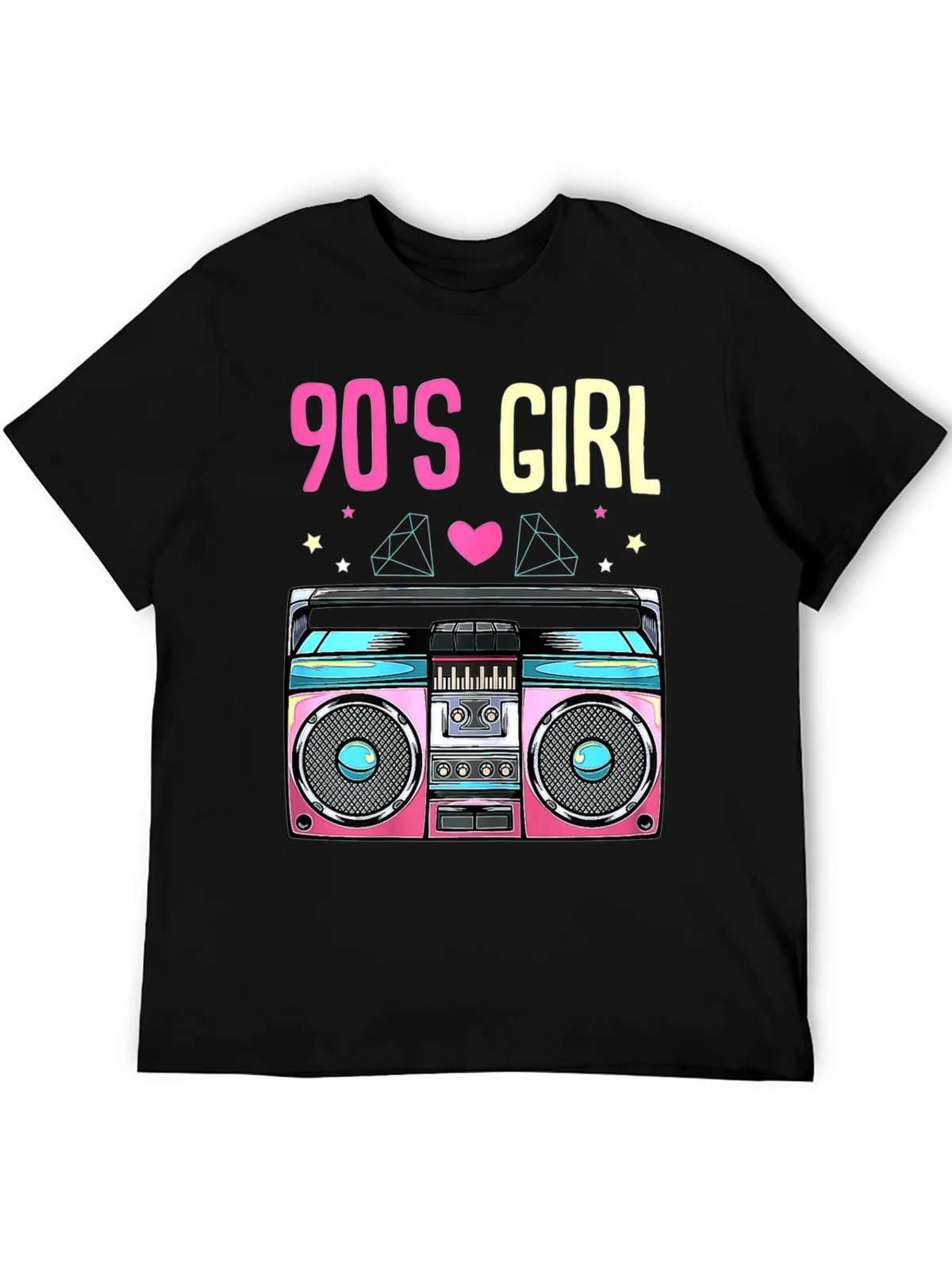 90s Girl Boombox T-Shirt - Retro Style product image 5