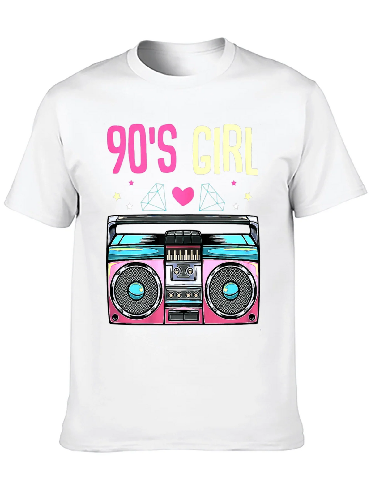 90s Girl Boombox T-Shirt - Retro Style product image 8