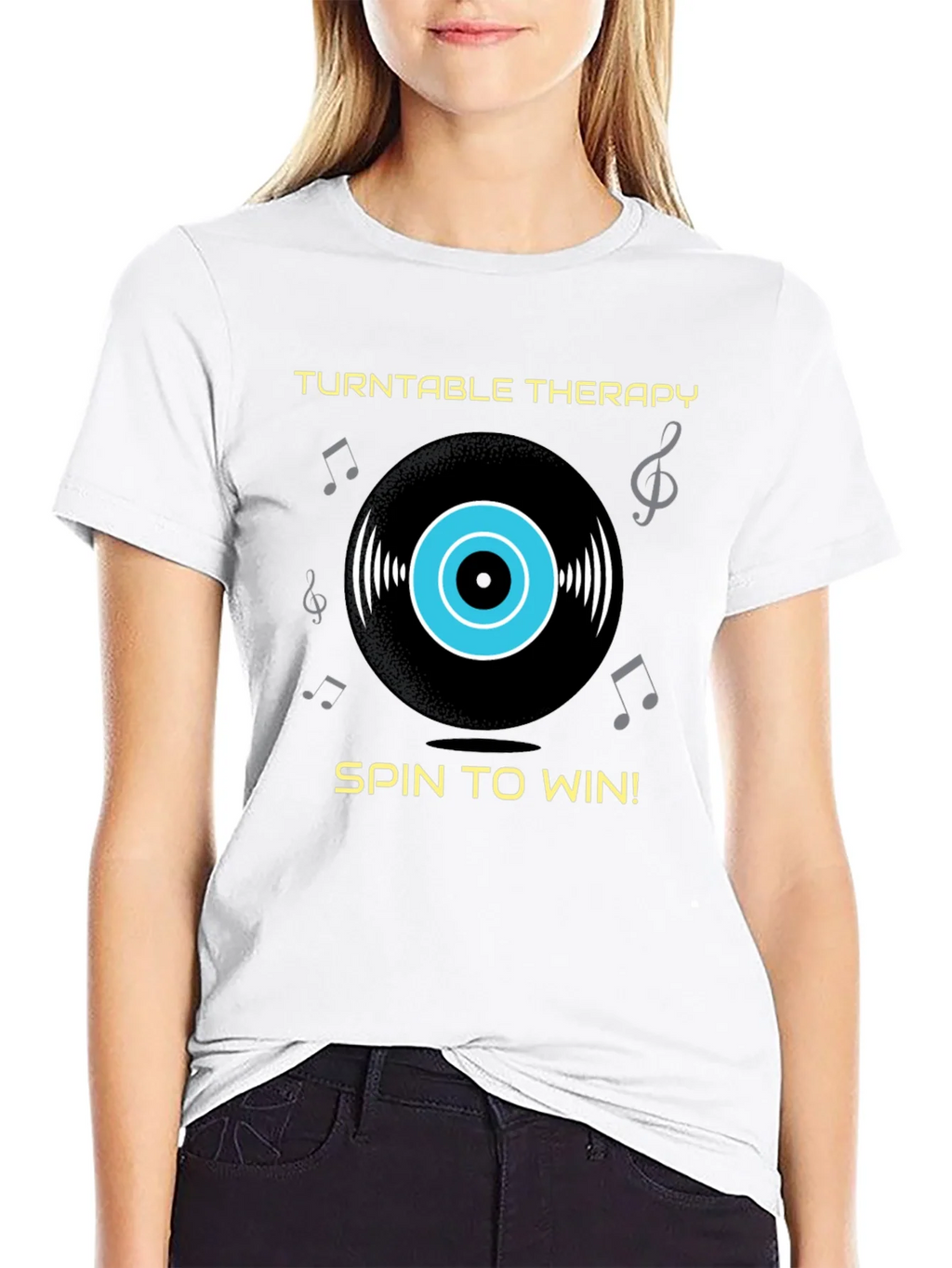 Turntable Therapy Graphic T-Shirt product image 6