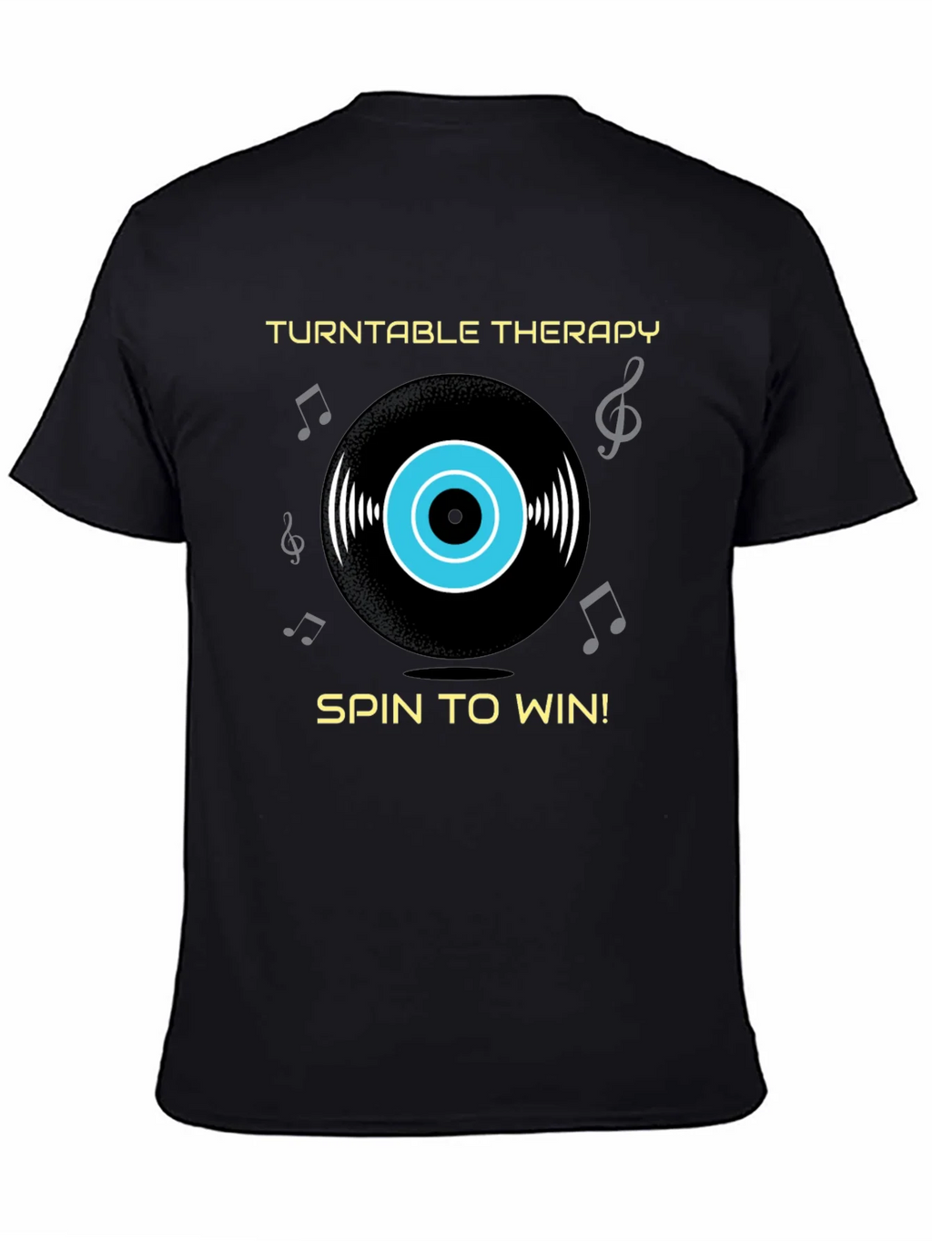 Turntable Therapy Graphic T-Shirt product image 3
