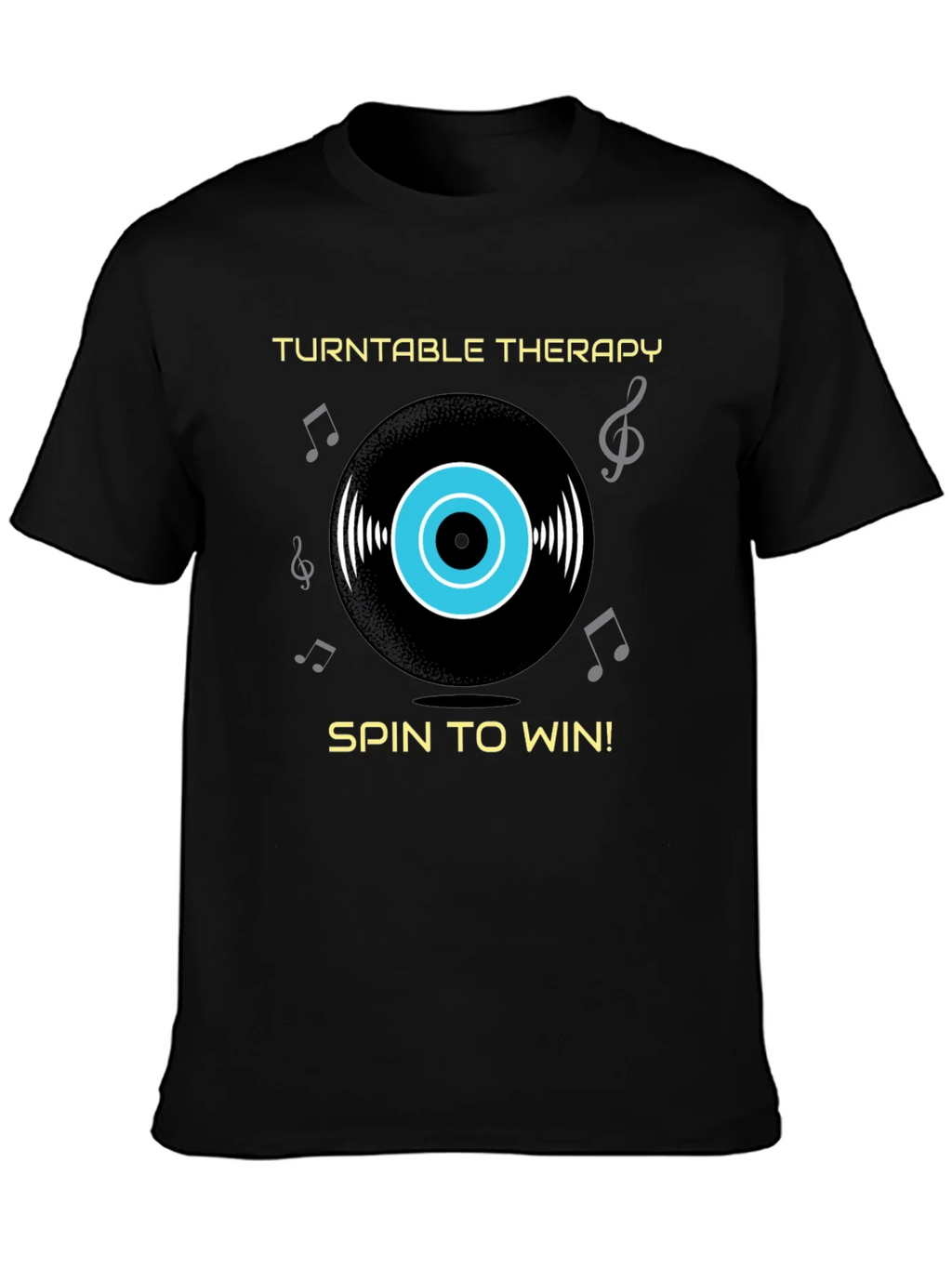 Turntable Therapy Graphic T-Shirt product image 2