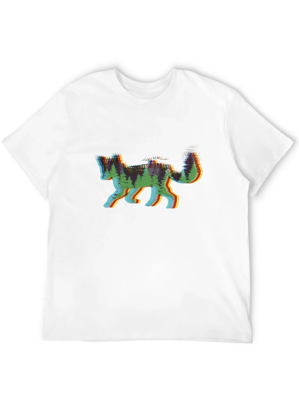 Nature Fox Graphic Tee - Black Cotton Shirt product image 11