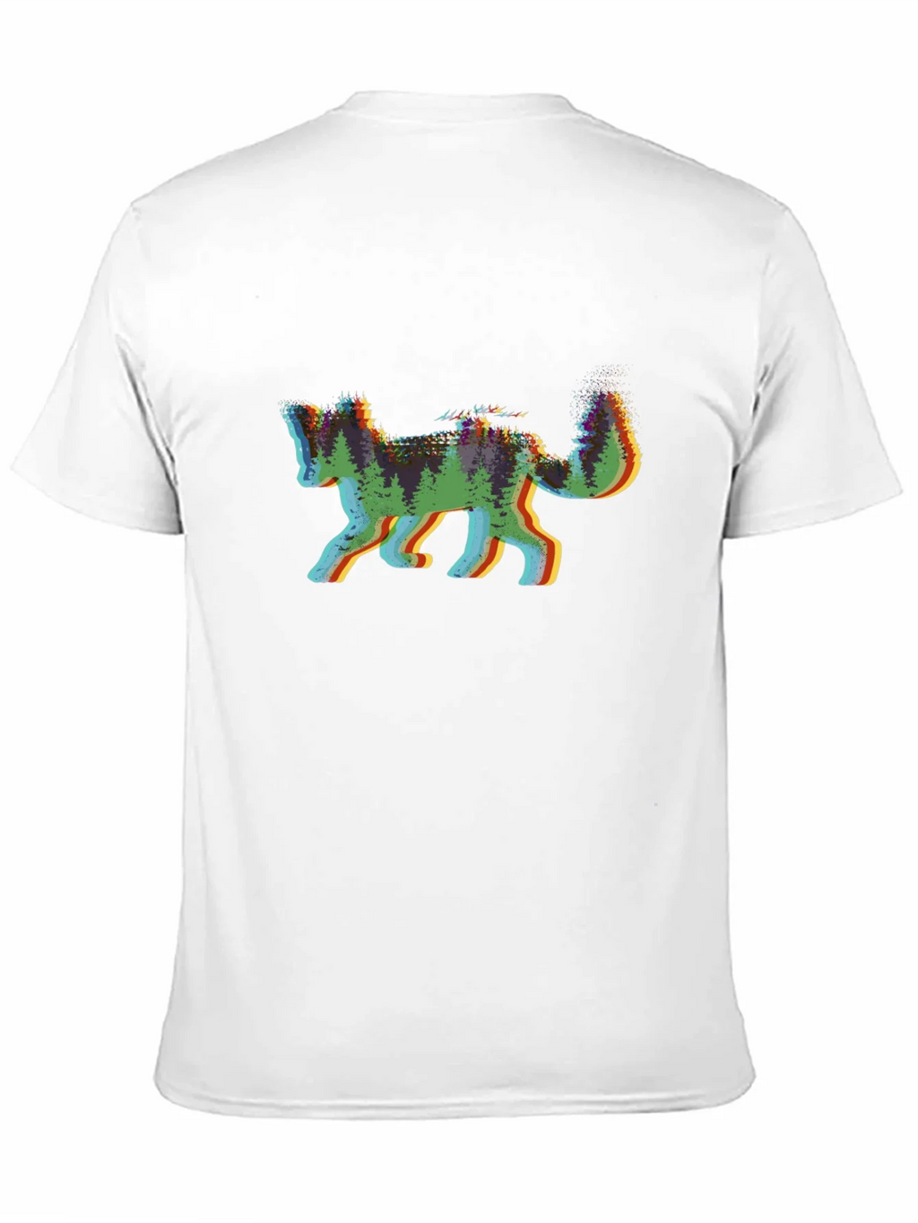 Nature Fox Graphic Tee - Black Cotton Shirt product image 10