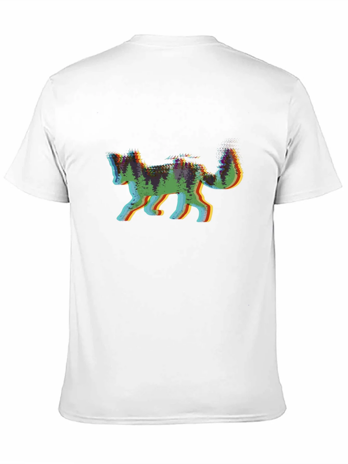 Nature Fox Graphic Tee - Black Cotton Shirt product image 10