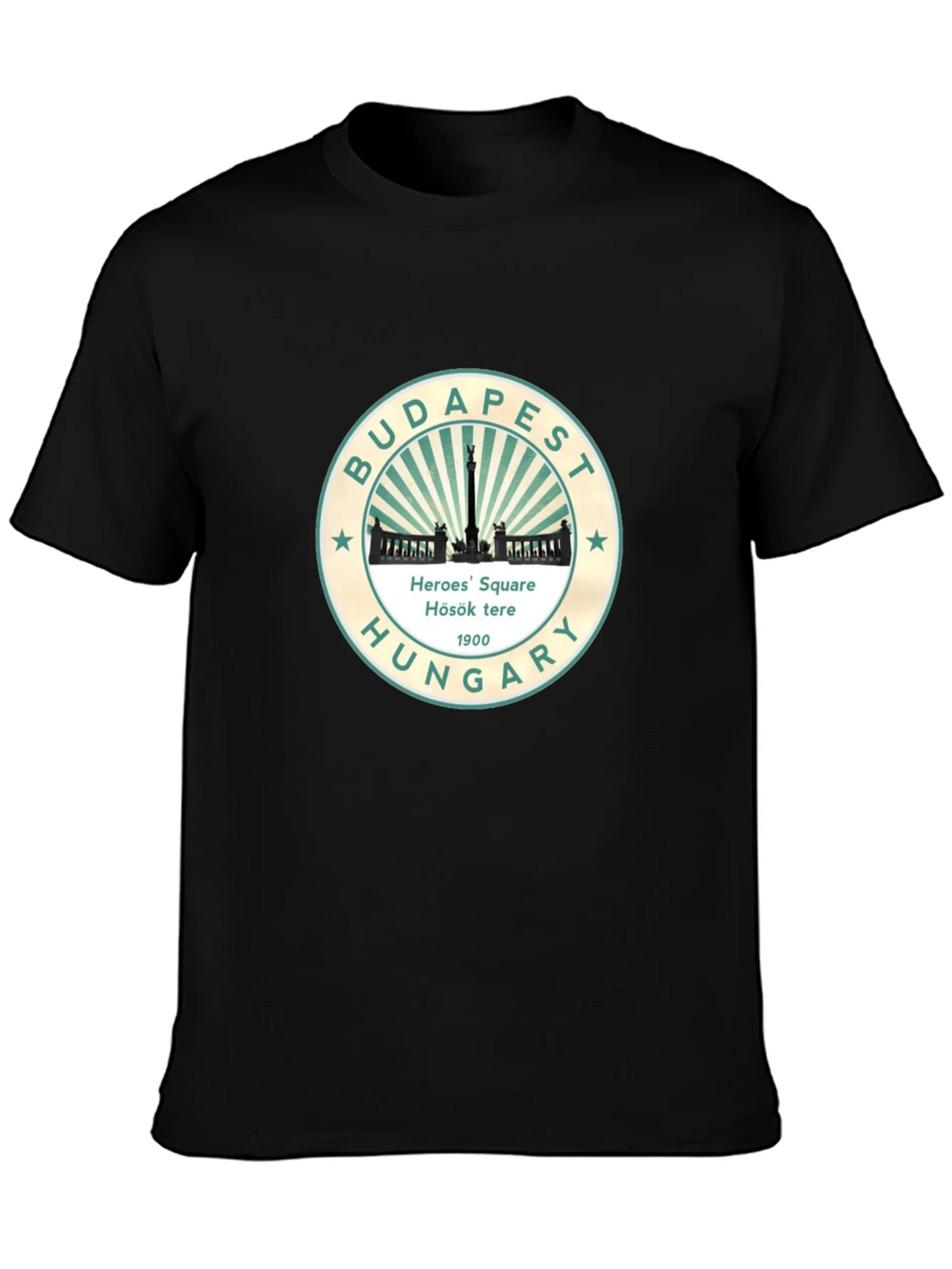 Budapest Heroes Square Hungary Graphic T-Shirt product image 3