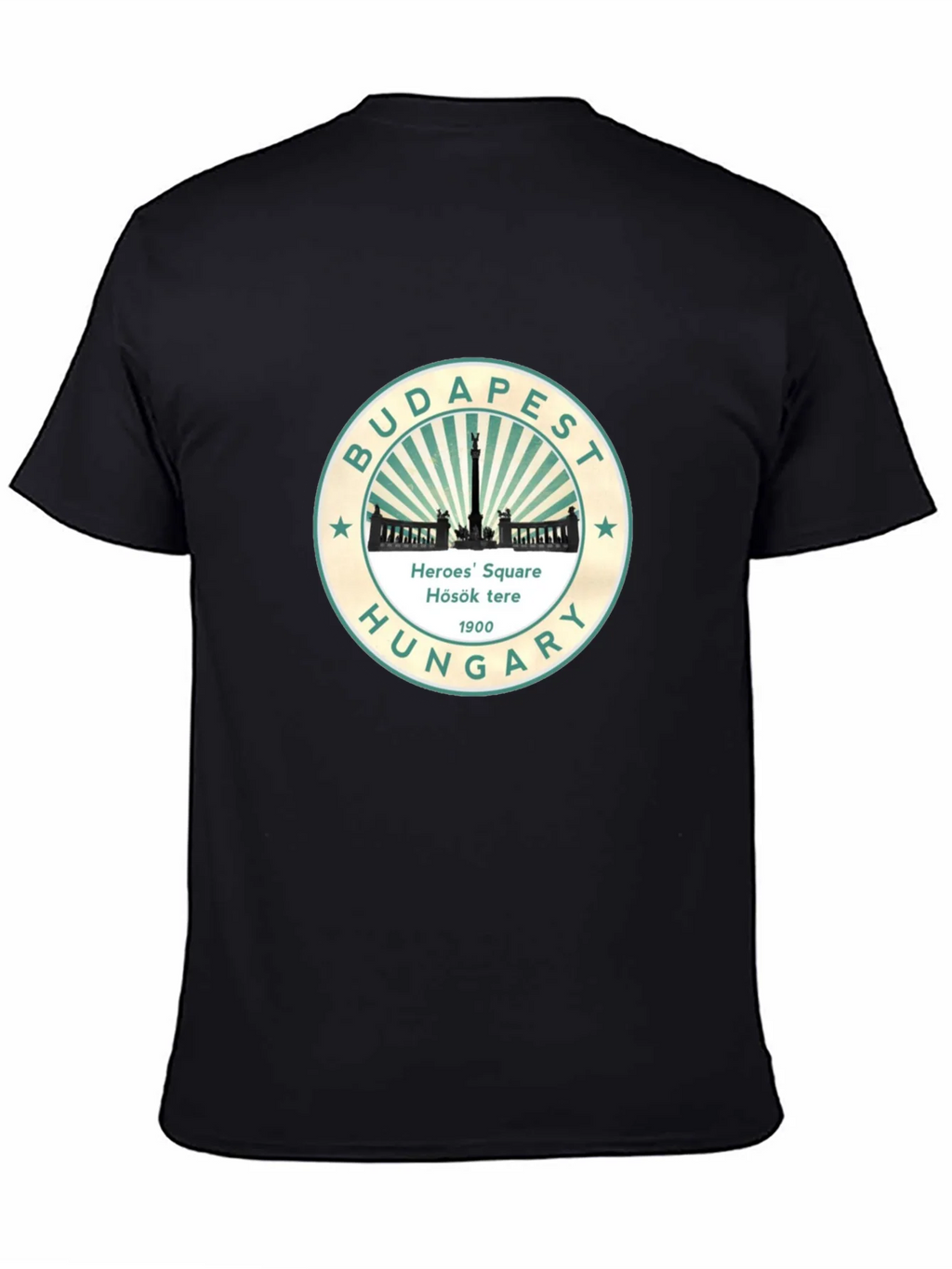 Budapest Heroes Square Hungary Graphic T-Shirt product image 4