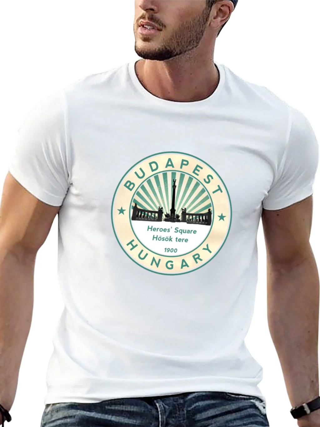Budapest Heroes Square Hungary Graphic T-Shirt product image 12