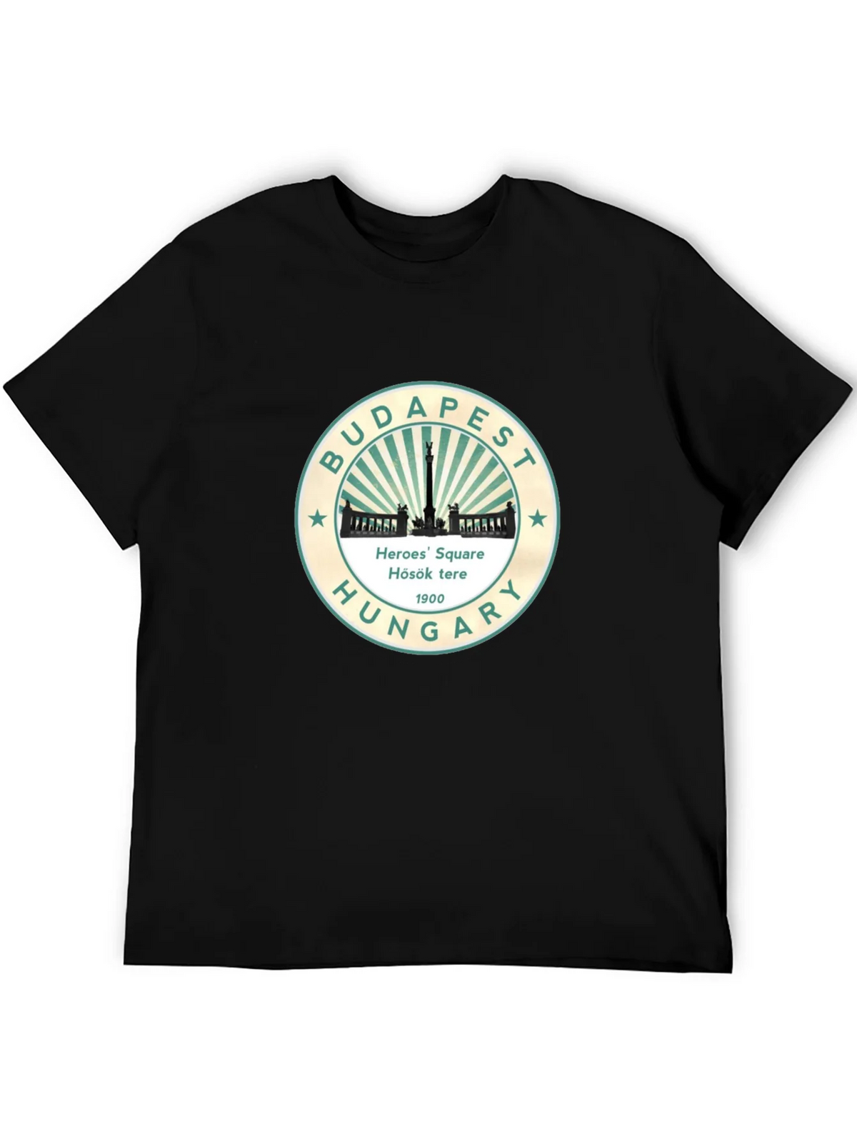 Budapest Heroes Square Hungary Graphic T-Shirt product image 5