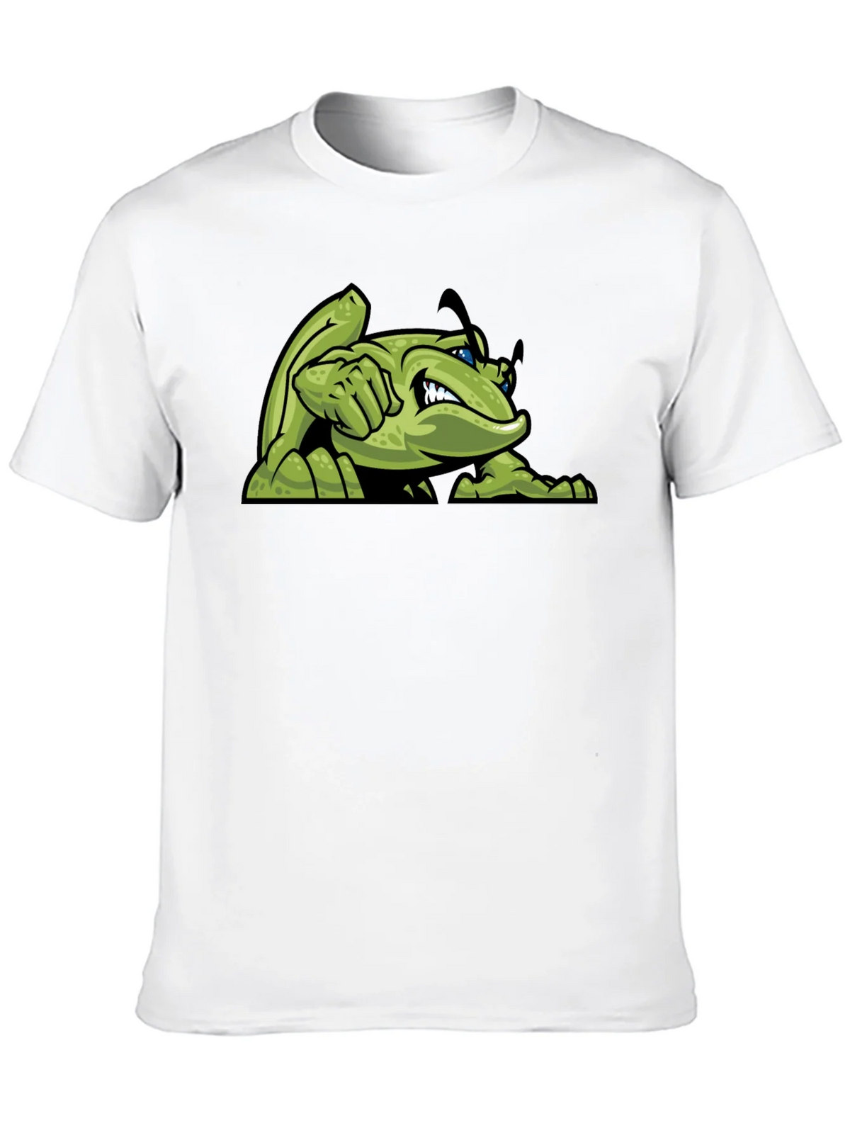 Green Angry Bug Graphic Tee - Mens Black T-Shirt product image 9