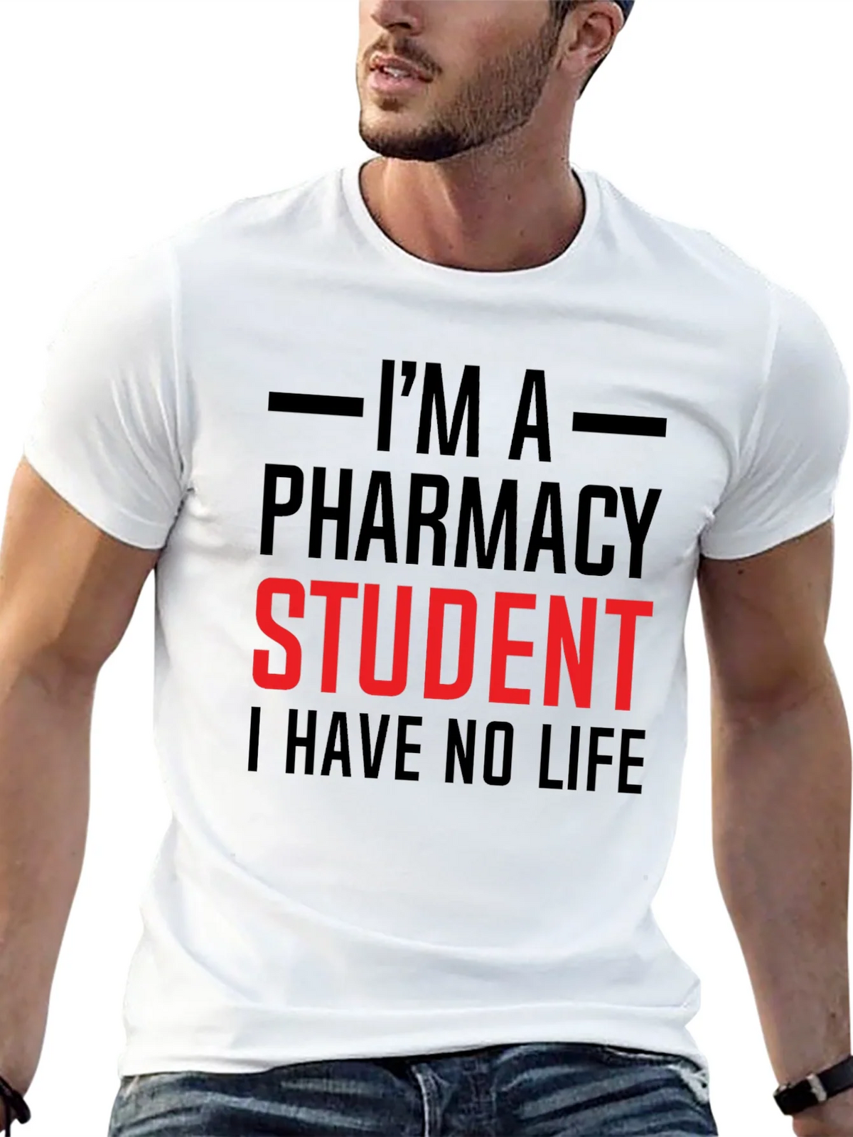 Pharmacy Student Life T-Shirt - Funny Study Apparel product image 12