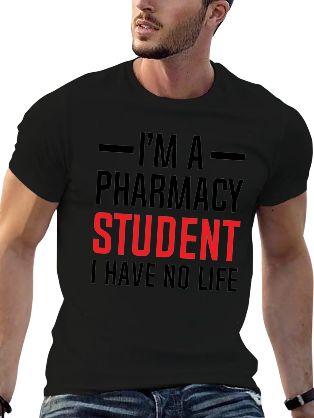 Pharmacy Student Life T-Shirt - Funny Study Apparel product image 6