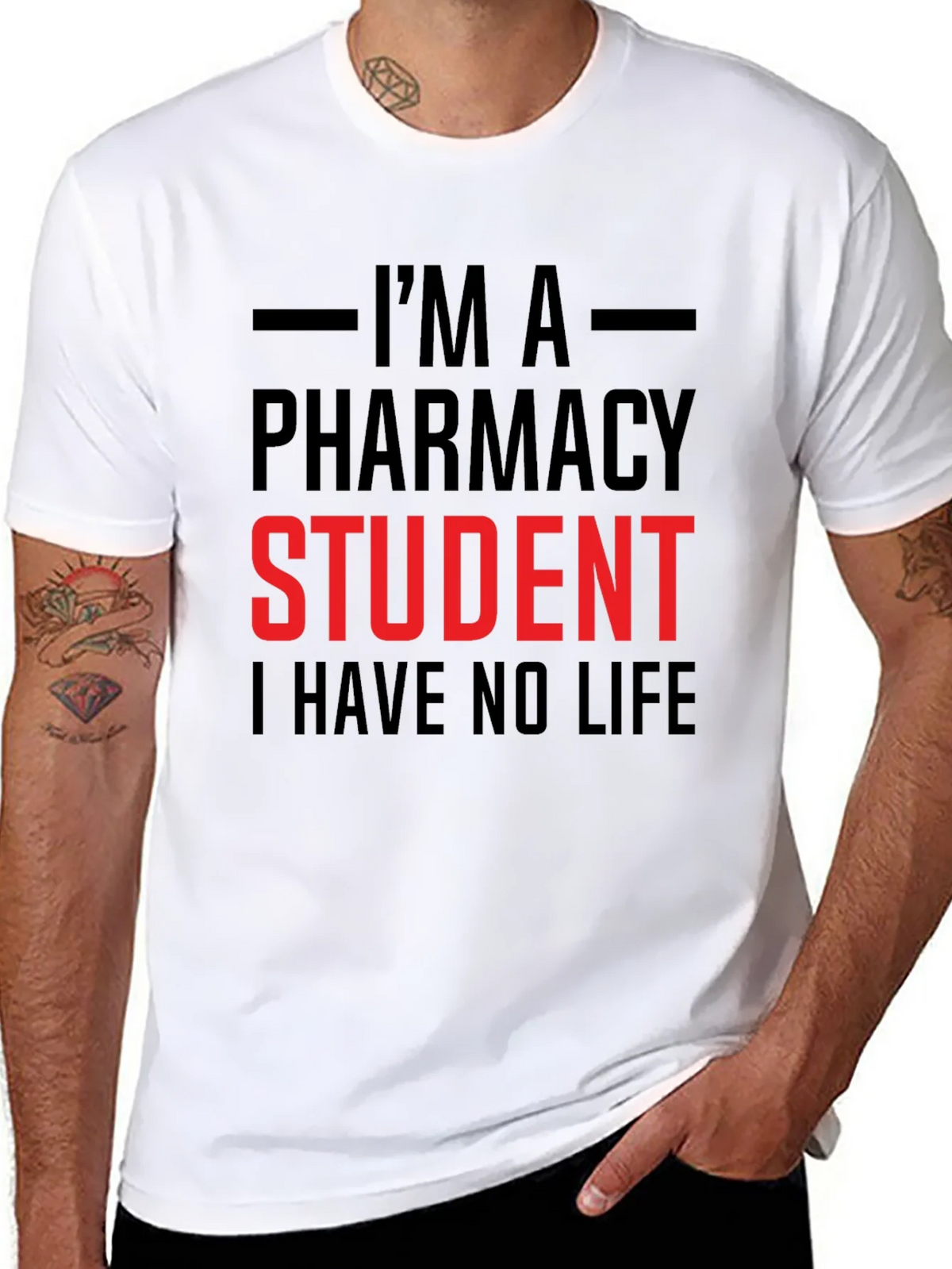 Pharmacy Student Life T-Shirt - Funny Study Apparel product image 7