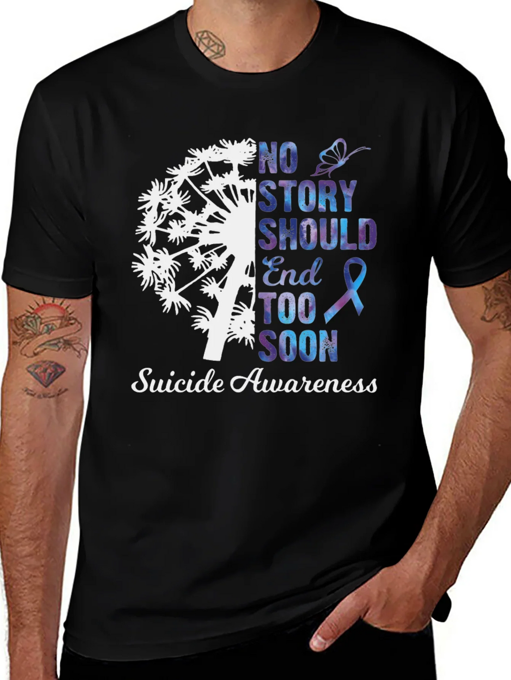 Suicide Awareness Graphic Tee product image 1