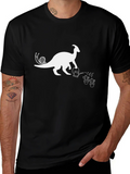 Dino Gardener Black T-Shirt product image 1