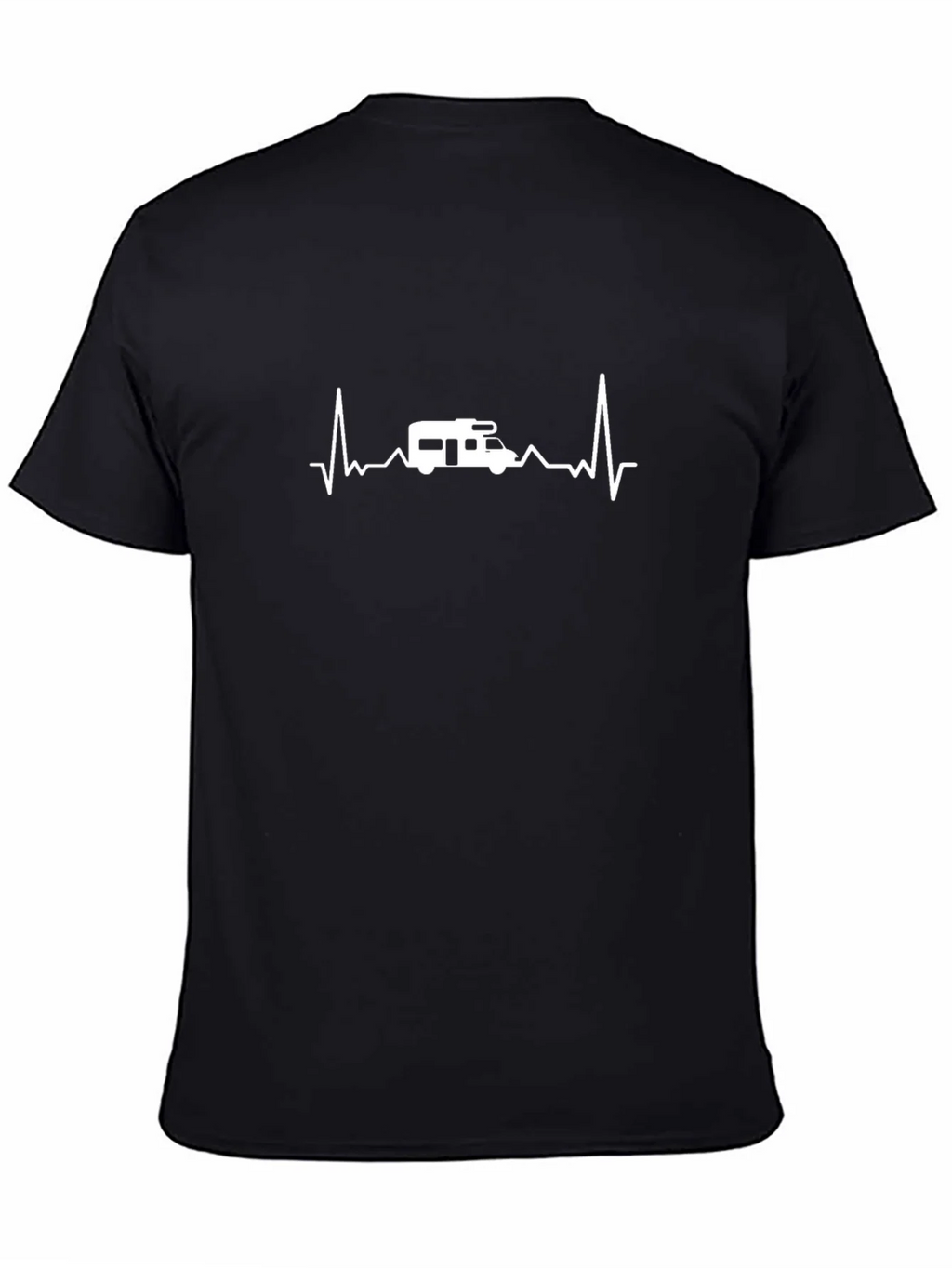 RV Heartbeat T-Shirt - Black Graphic Tee product image 4