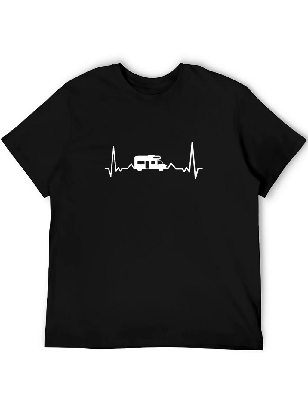 RV Heartbeat T-Shirt - Black Graphic Tee product image 5