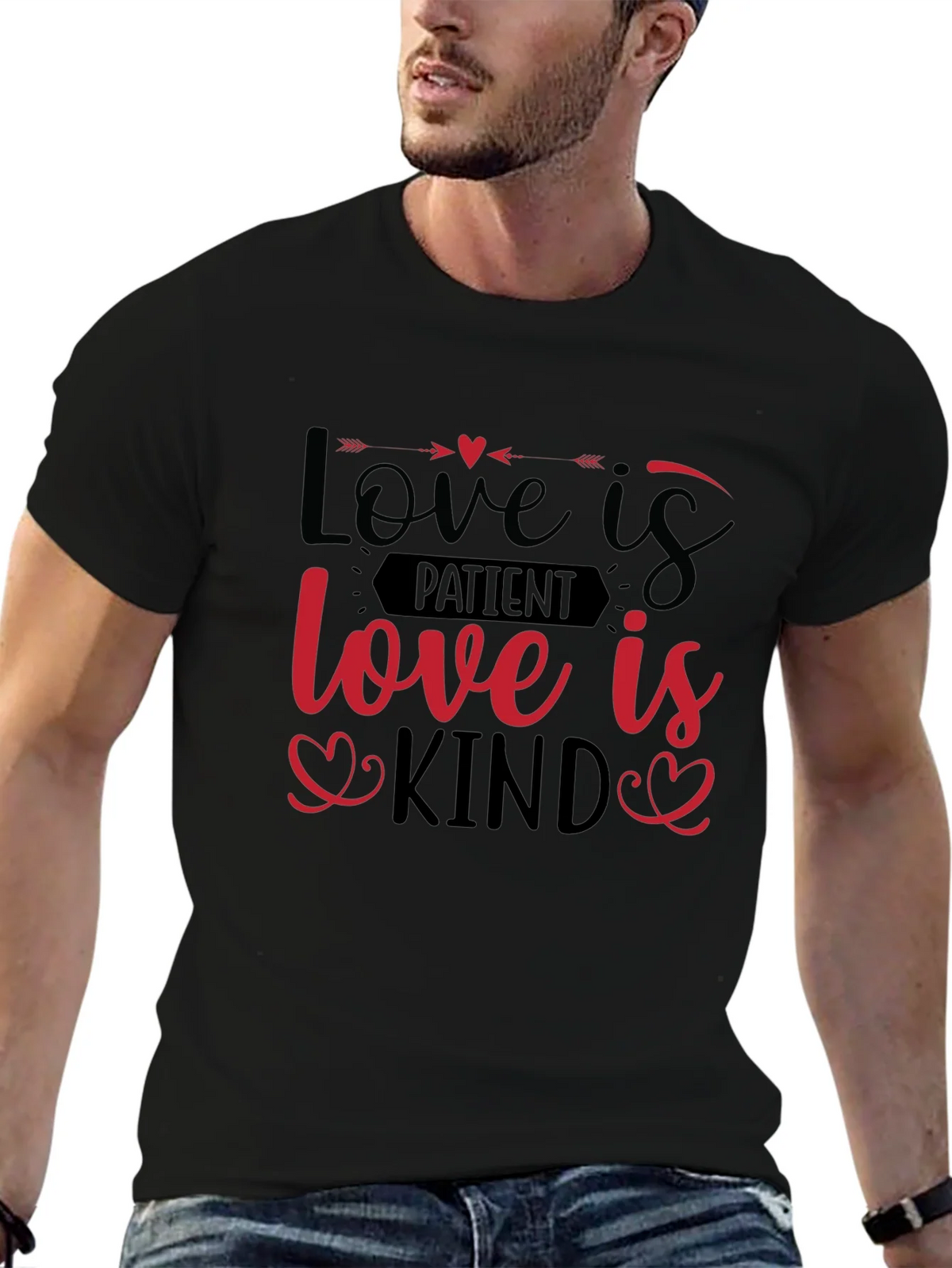 Love Is Kind Graphic Tee - Black product image 1