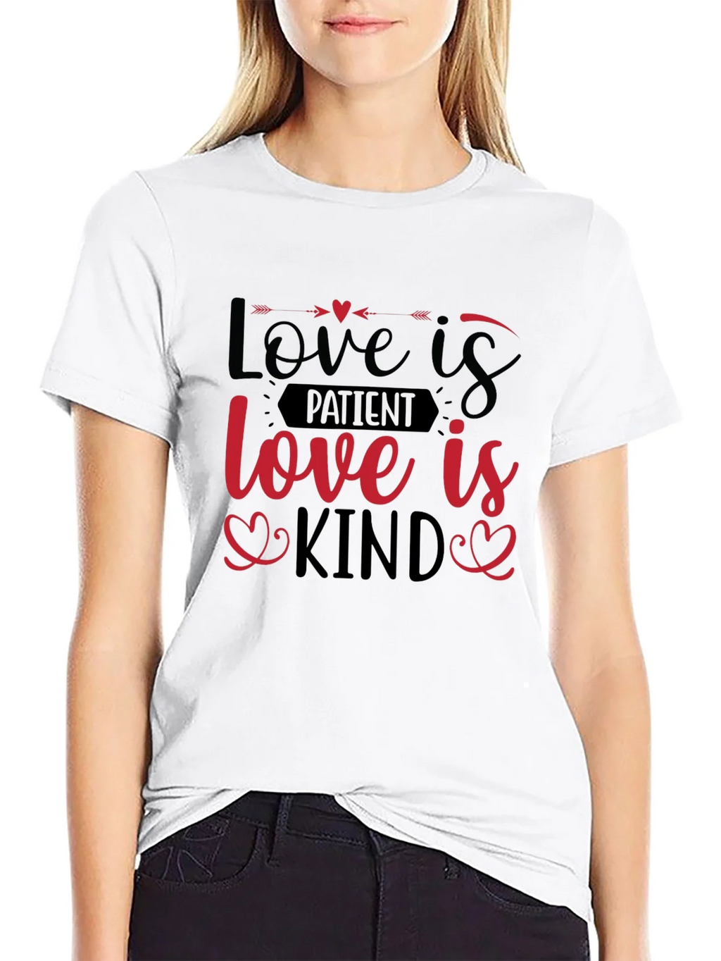 Love Is Kind Graphic Tee - Black product image 2