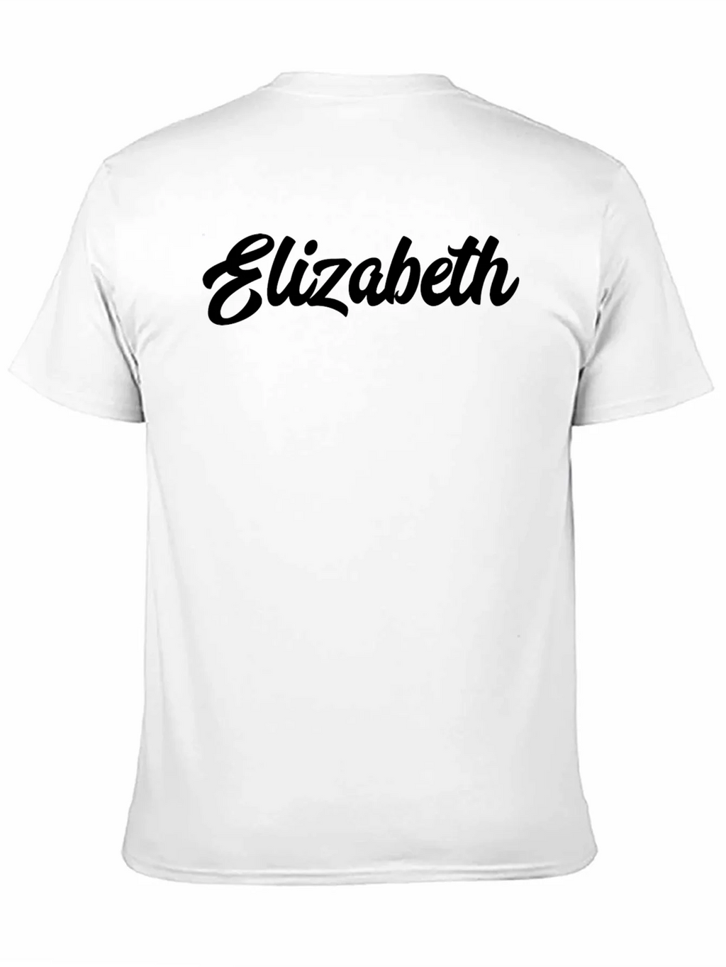 Elizabeth Script T-Shirt - Classic Black Tee product image 10