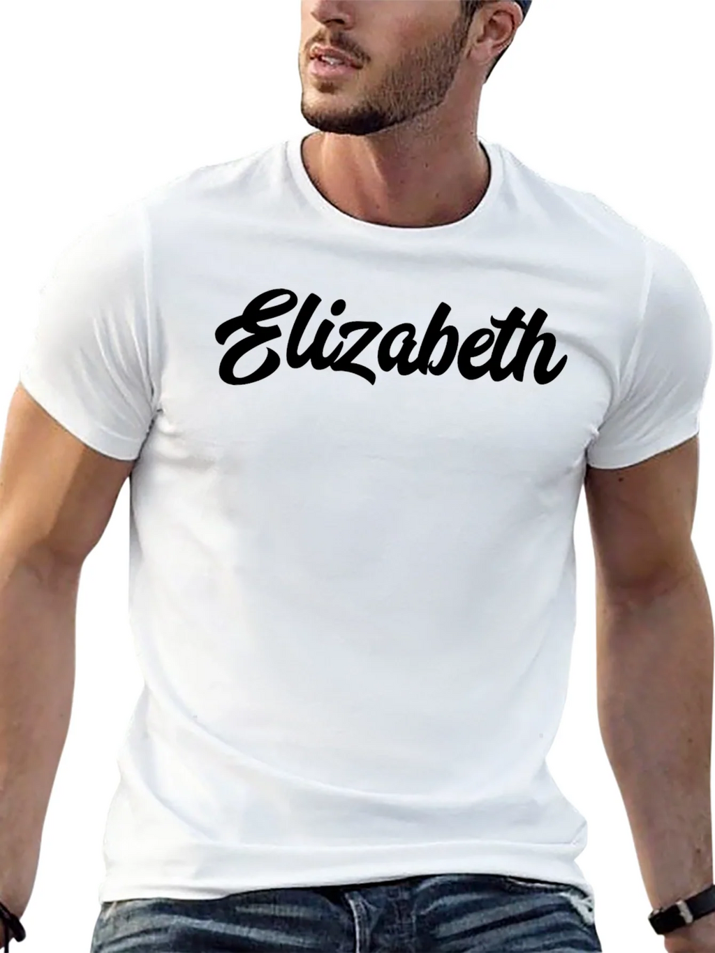 Elizabeth Script T-Shirt - Classic Black Tee product image 12