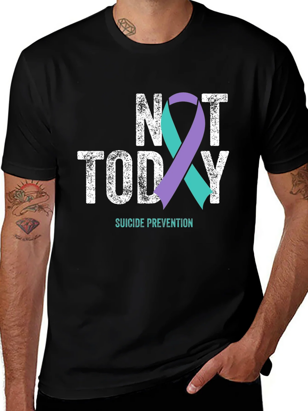 Not Today Suicide Prevention Awareness T-Shirt product image 1